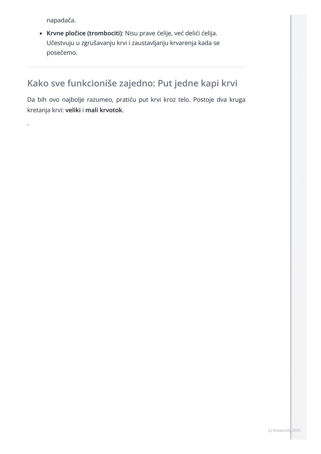 # Sistem organa za krvotok

Uvod u sistem organa za krvotok

Sistem organa za krvotok je kao transportni sistem u našem telu. Njegov
glavni 