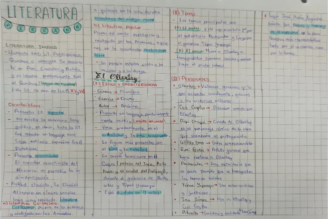 Literatura Peruana 