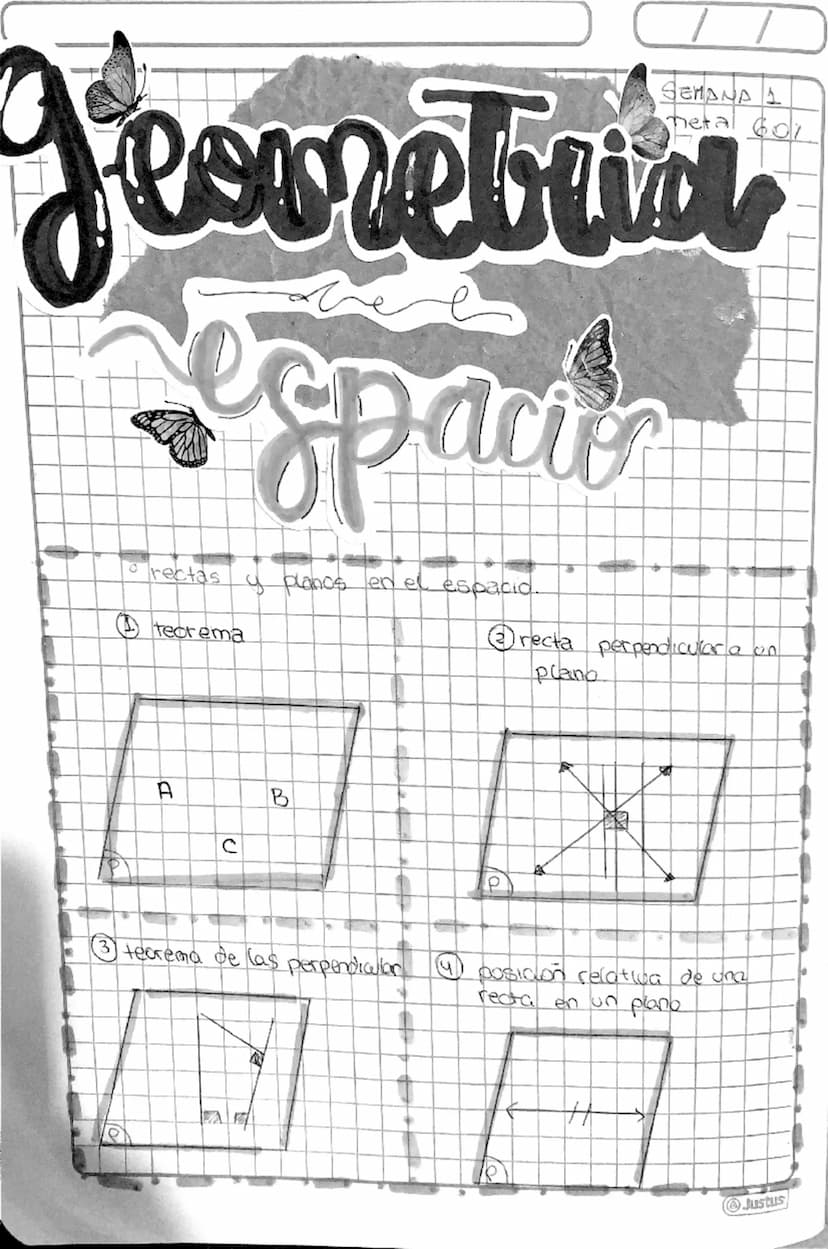 geometria
acto
1
607
0
rectas
teorema
y planos en el espacio.
②recta perpendicular a un
plano
D
ย
C
B
Koll
teorema de las perpendiallor
(4) 