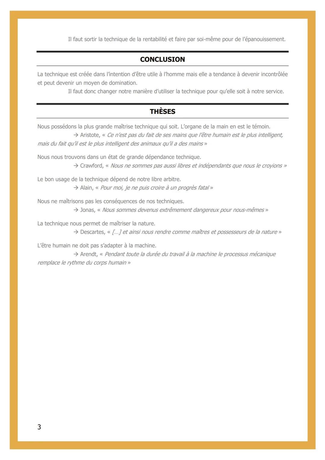 2 - LA TECHNIQUE

INTRODUCTION

Technique => Ensemble des moyens - connaissances et savoir-faire - permettant d'obtenir
efficacement un résu