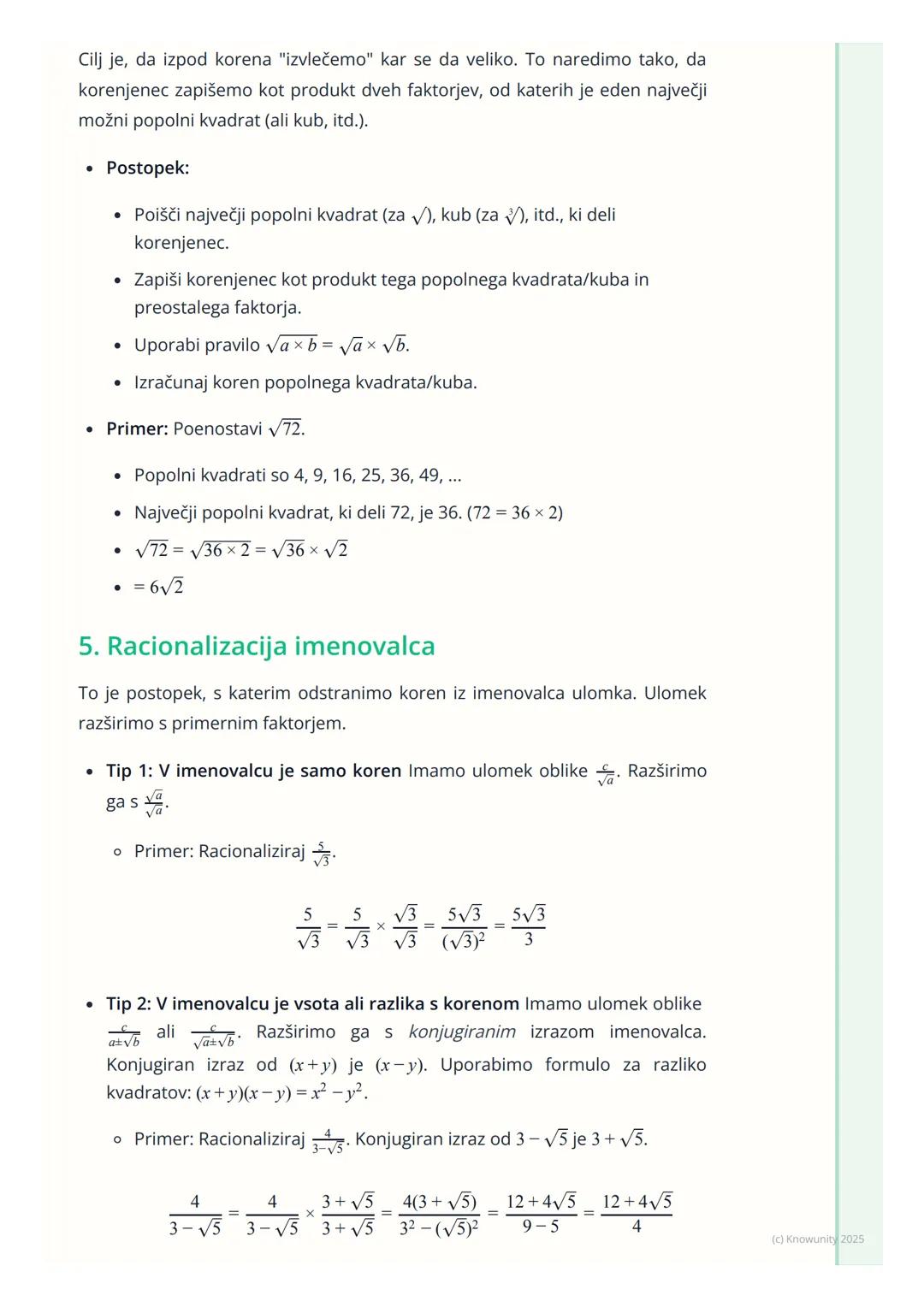 # Potence in koreni

Uvod v potence in korene

Potence in koreni so temeljni del algebre. Potenciranje je v bistvu krajši zapis
za večkratno