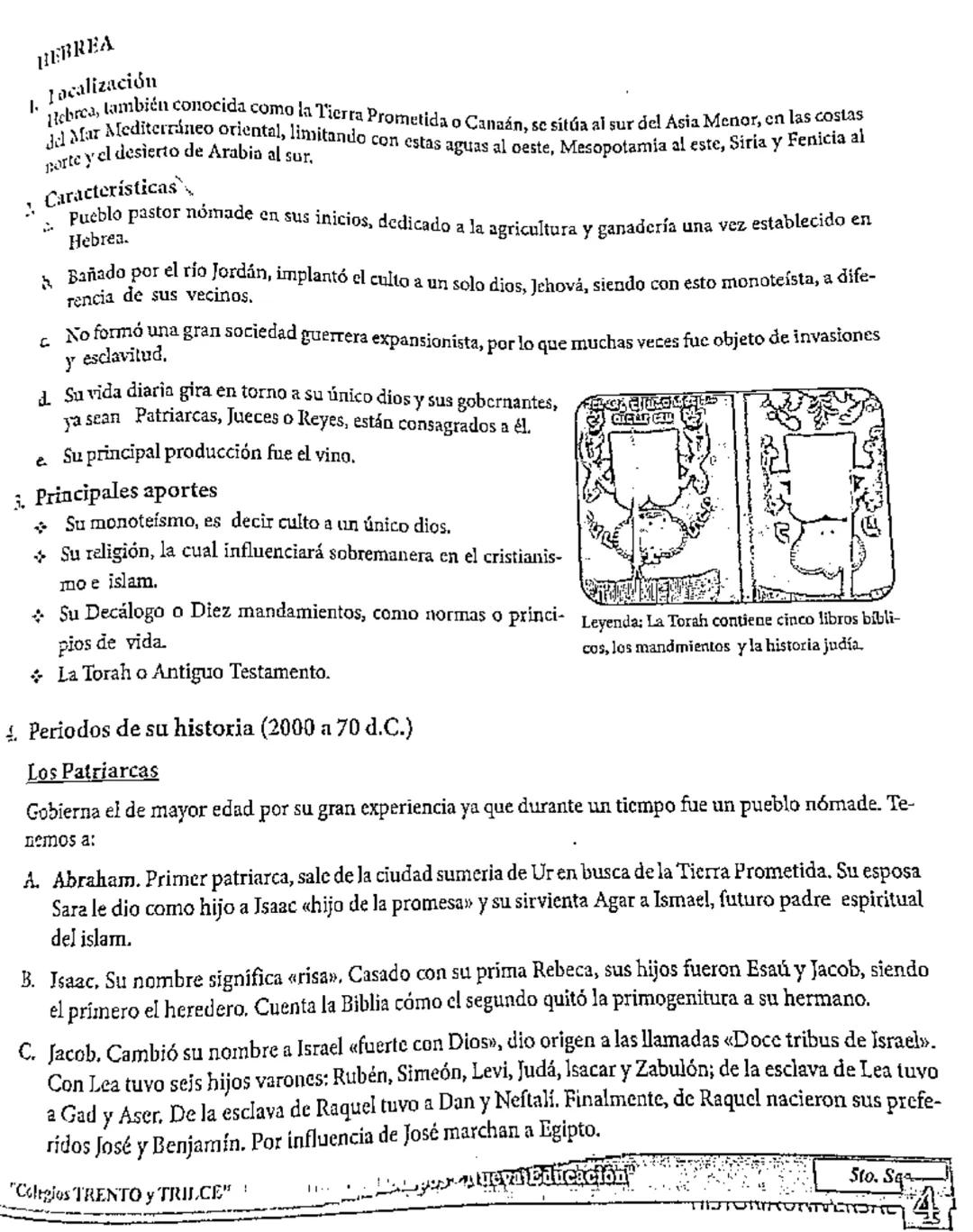 # HEBREA

1. Localización
Rebrea, también conocida como la Tierra Prometida o Canaán, se sitúa al sur del Asia Menor, en las costas
Jed Mar 
