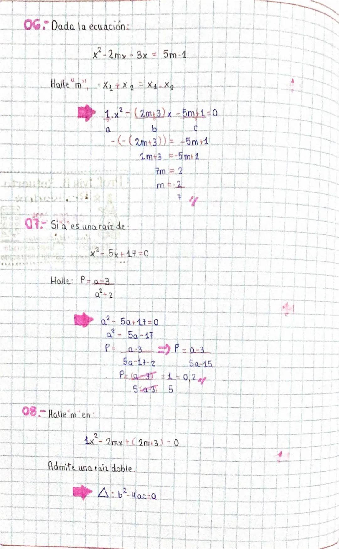 Huacho, a8 de septiembre del 2023.

# ecuaciones:
## A de segundo grade

Forma general

$ax²+bx+c=0$; $a≠0$

Tipos de solución

Caso 1 (Héto