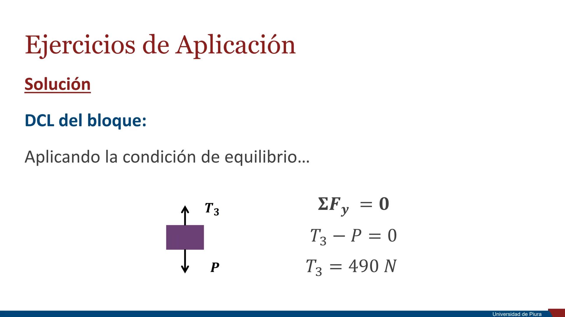 RSITAS STUDIORUM
PIURENSIS
UNIVERSIDAD
DE PIURA

Estática

Unidad 2. Principios de la Mecánica

Docente: Ing. Valeria Córdova Mgtr. Ing. Ros
