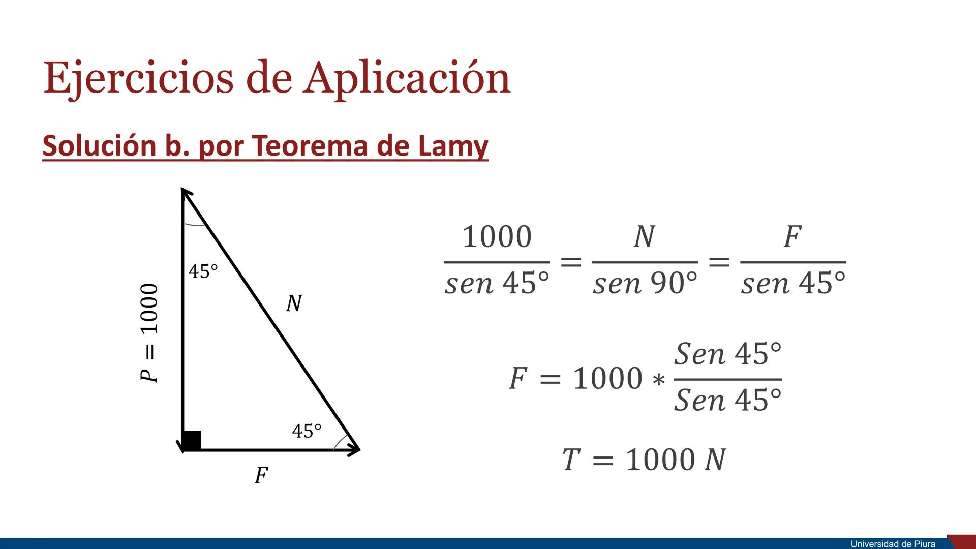 RSITAS STUDIORUM
PIURENSIS
UNIVERSIDAD
DE PIURA

Estática

Unidad 2. Principios de la Mecánica

Docente: Ing. Valeria Córdova Mgtr. Ing. Ros