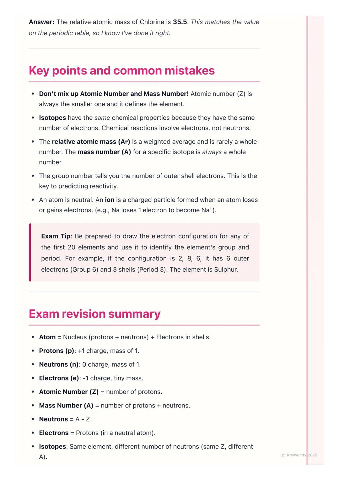 # Atomic Structure and the
# Periodic Table

## An introduction to the atom

Everything around us is made of tiny particles called atoms. Th