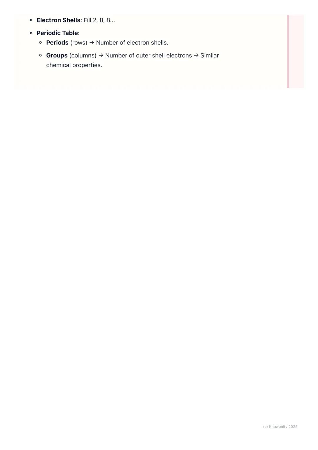 # Atomic Structure and the
# Periodic Table

## An introduction to the atom

Everything around us is made of tiny particles called atoms. Th
