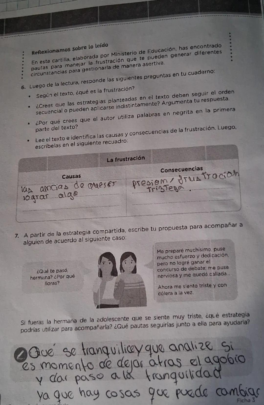 A continuación, te presentamos algunas pautas para manejar situaciones que
podrían causar frustración.

P
Para

Haz una pausa en tus activid
