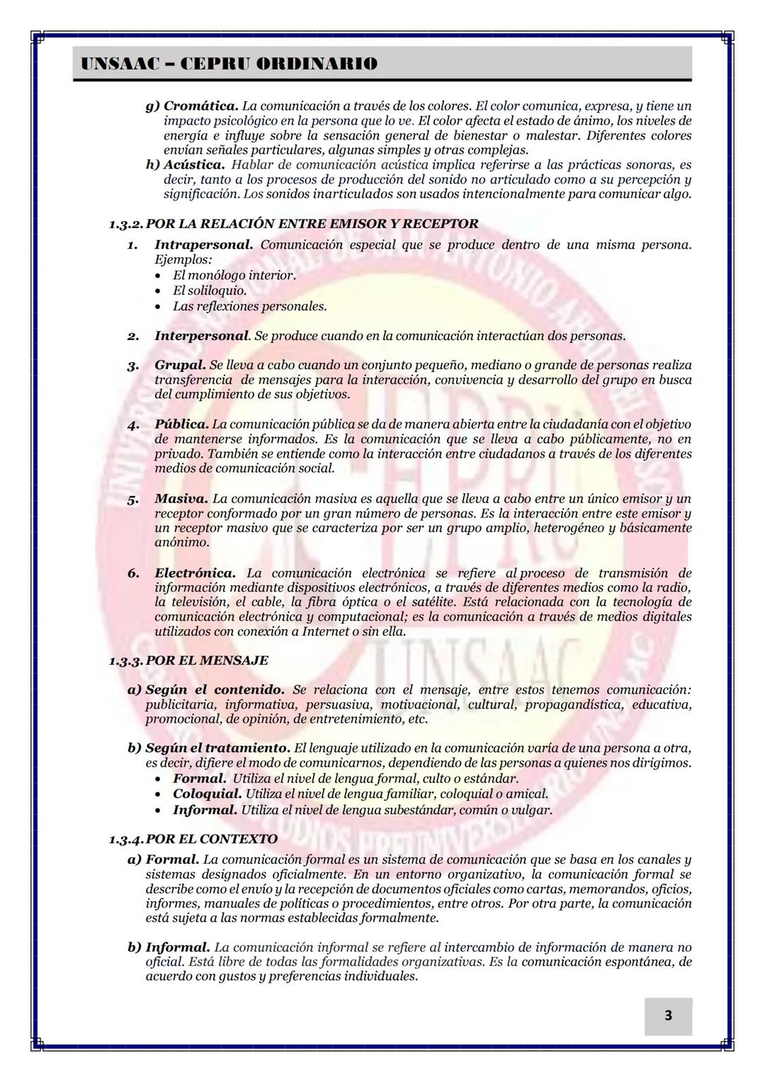 # COMPETENCIA COMUNICATIVA

1.  **LA COMUNICACIÓN HUMANA**

1.1. Comunicación

1.1.1. Concepto

- Acto, hecho, fenómeno o proceso a través d