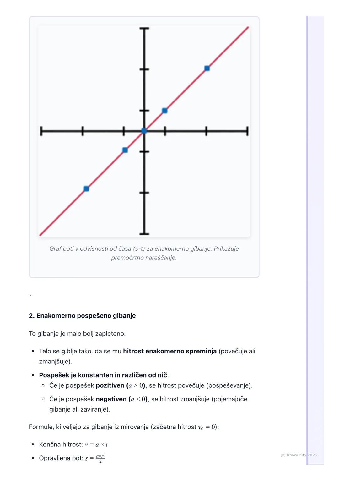 # Gibanje

## Kaj je gibanje?

Gibanje je ena najbolj osnovnih stvari v naravi. Vse okoli nas se giblje, od
planetov do najmanjših delcev. G