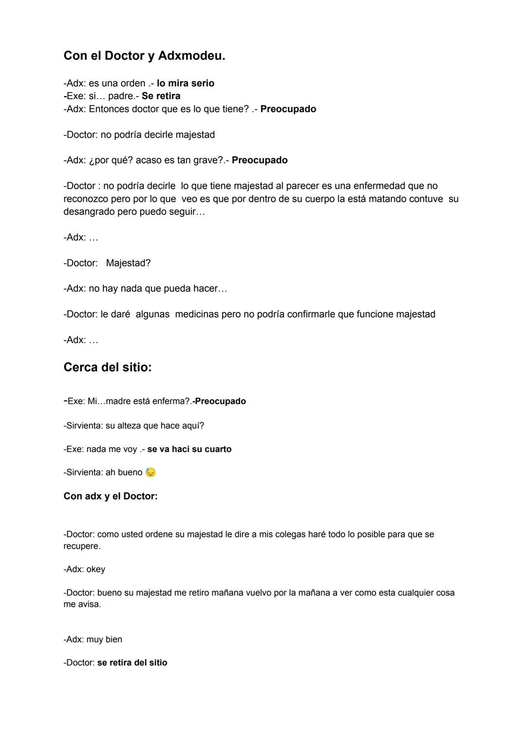 --- OCR Start ---
la inesperada Enfermedad!!??
Era un día como cualquier otro, oh tal vez no? Nuestro querido príncipe "Exe The Demon
Dark",