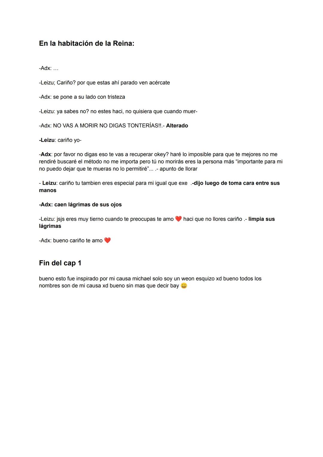 --- OCR Start ---
la inesperada Enfermedad!!??
Era un día como cualquier otro, oh tal vez no? Nuestro querido príncipe "Exe The Demon
Dark",