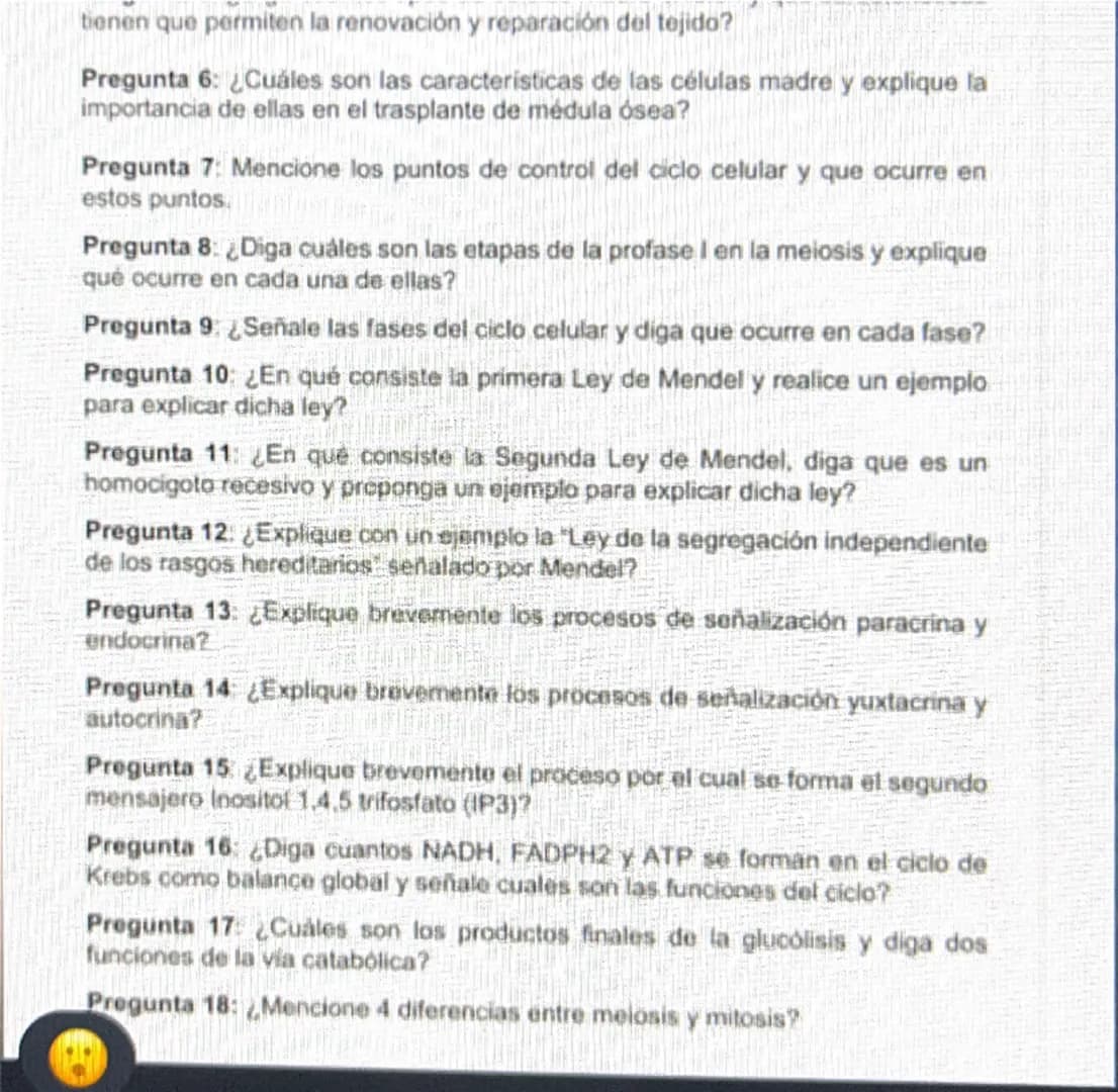 Pregunta 1: En que consiste el transporte activo y como se lleva a cabo el
mecanismo de la bomba sodio-potasio.
Pregunta 2: Mencione que est