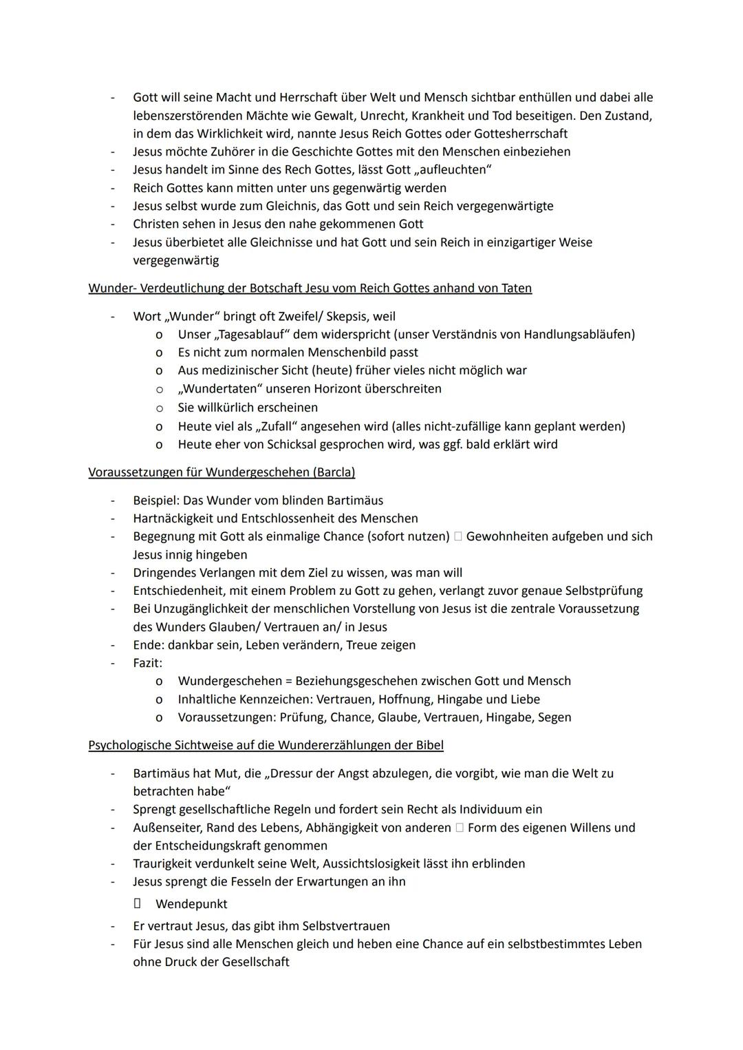 Religion Abiturstoff

Q1: Jesus Christus- das menschgewordene Wort Gottes: Die Reich-Gottes-Botschaft, Die
Auferstehung Jesu (Hoffnung über 