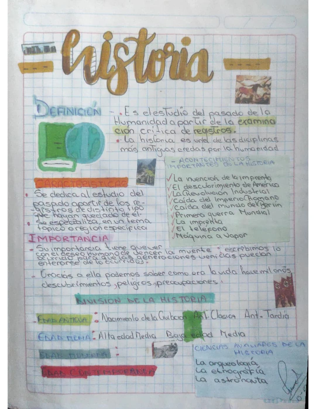 ¿QUE ES LA HISTORIA?🌏💫