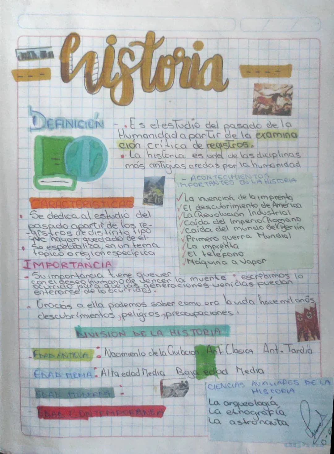 =historia
9
DEFINICION - Es el estudió del pasado de la
Humanidad a partir de la examina
ción crítica de registros.
La historia es una de la