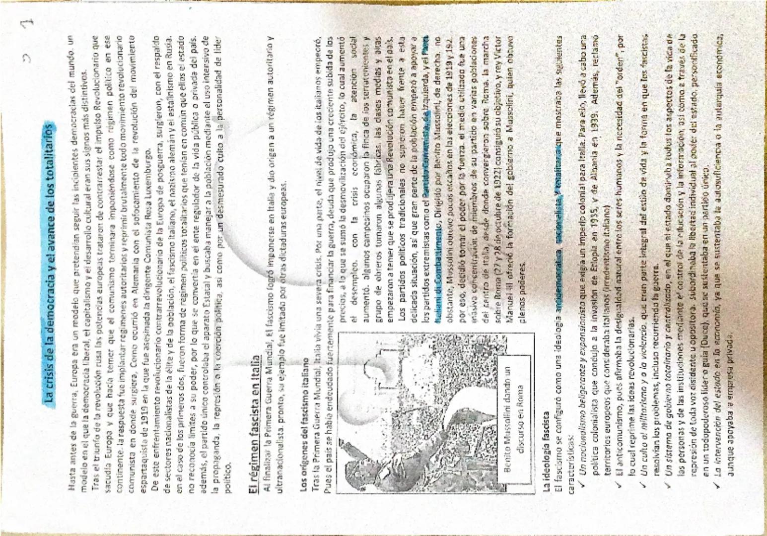 # La crisis de la democracia y el avance de los totalitarios

Hasta antes de la guerra, Europa era un modelo que pretendian seguir las incip
