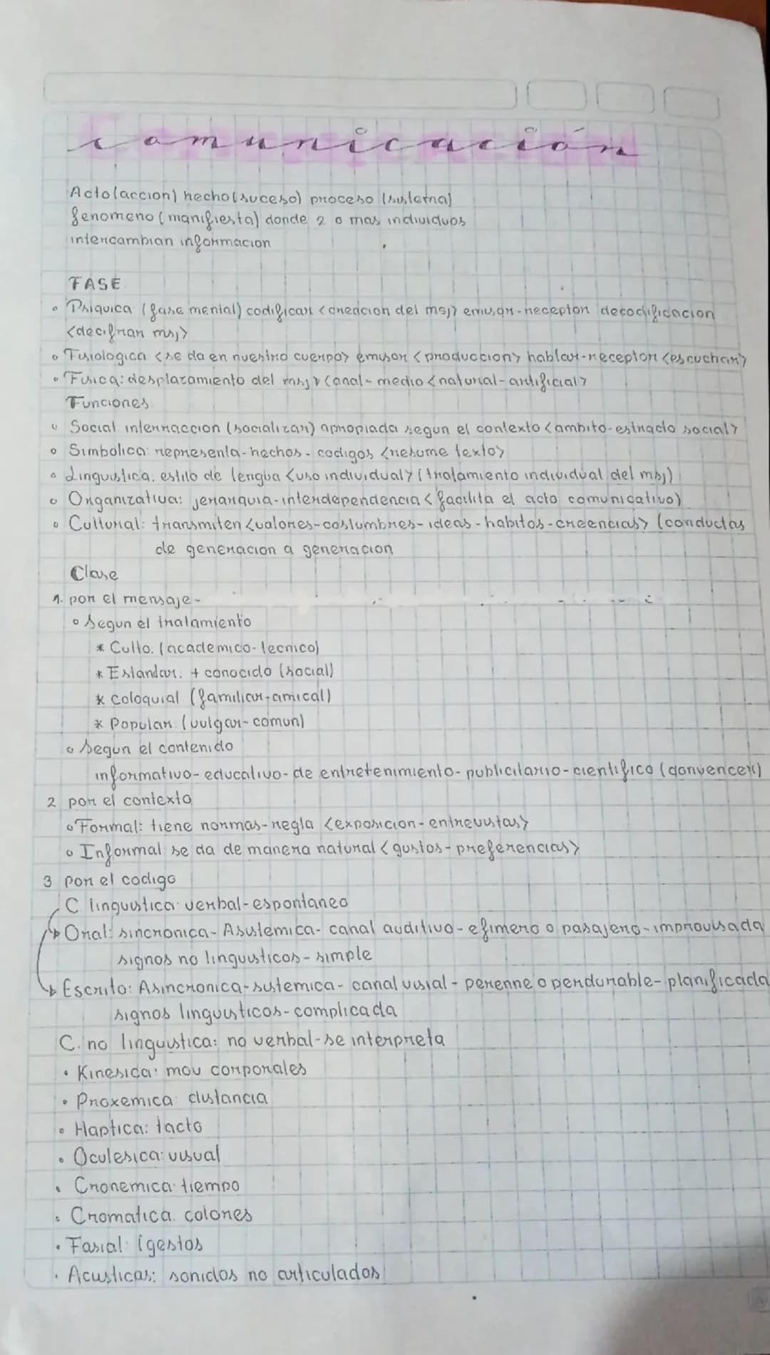a
m
0
Actolaccion) hecho (suceso) proceso (sistemaj
fenomeno (manifiesta) donde 2 o mas individuos
intercambian informacion
FASE
Psiquica (f