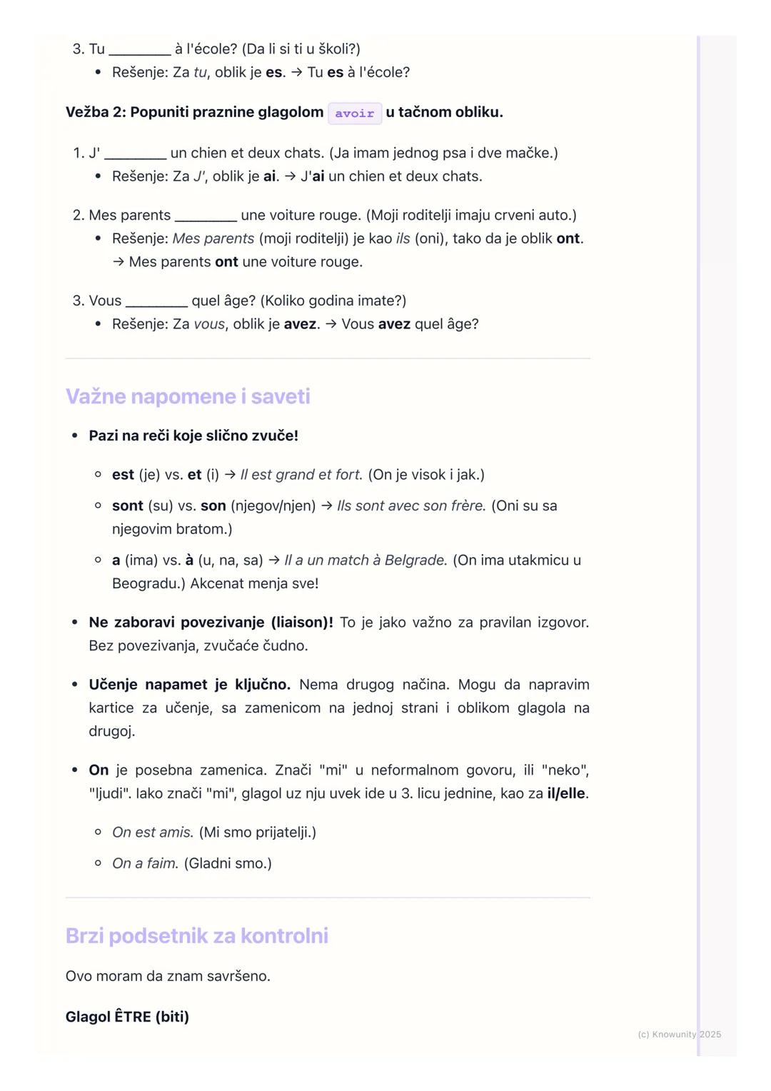 # Glagoli 'être' i 'avoir' u
prezentu

Uvod u glagole être i avoir

Glagoli être (biti) i avoir (imati) su najvažniji glagoli u francuskom j