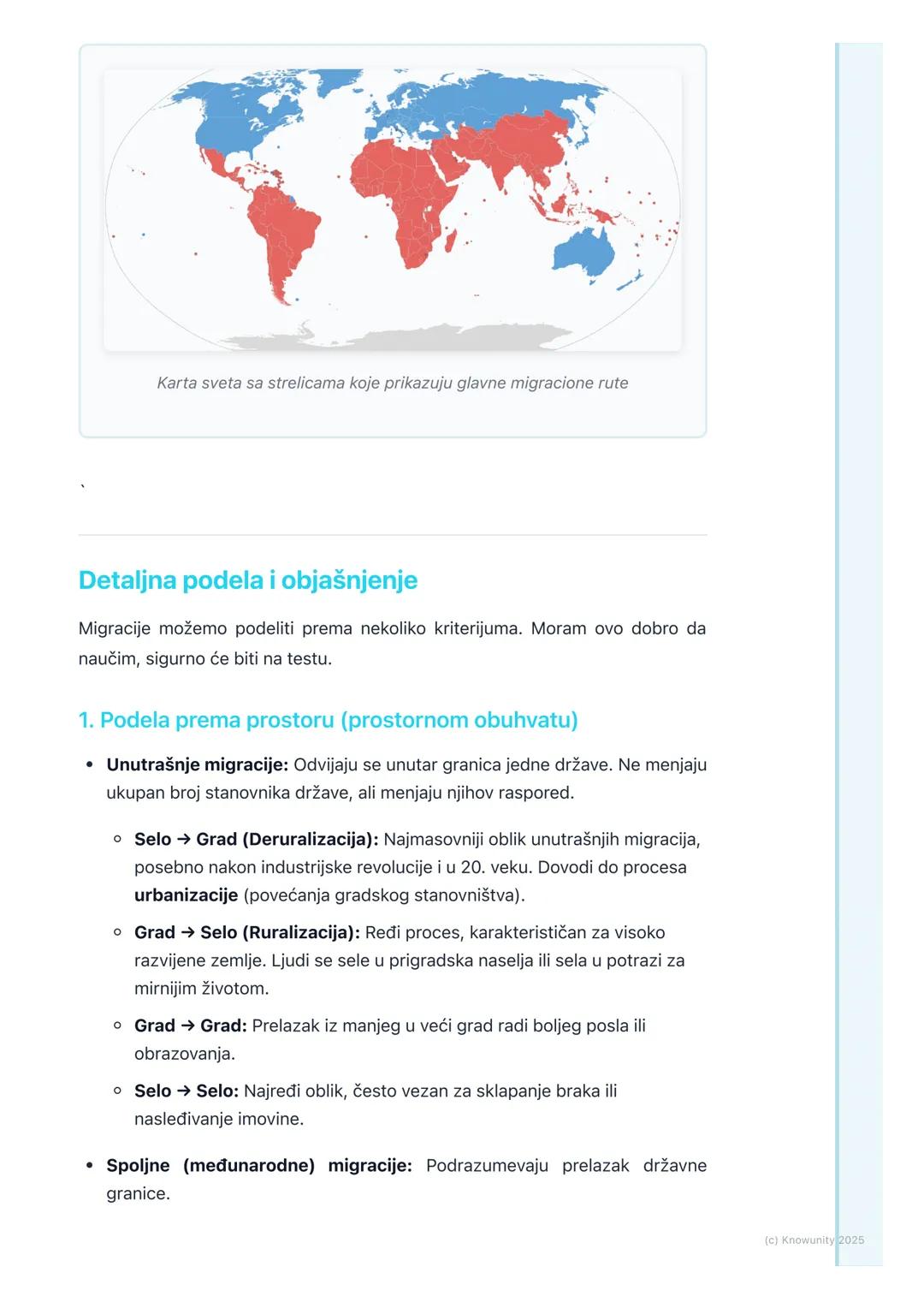 # Migracije i njihove posledice

Uvod u migracije

Migracije predstavljaju prostorno kretanje stanovništva sa ciljem trajne ili
privremene p
