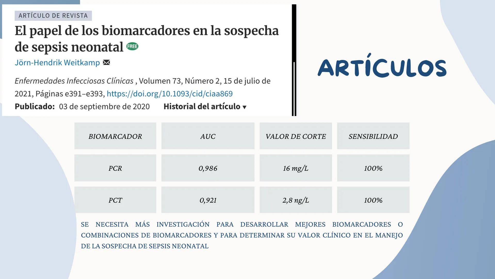 # SEPSIS

NEONATAL

REVISIÓN Y DISCUSIÓN DE ARTÍCULOS # RESUMEN

* El estudio realizado en la India por Shravya S. tuvo como objetivo identi
