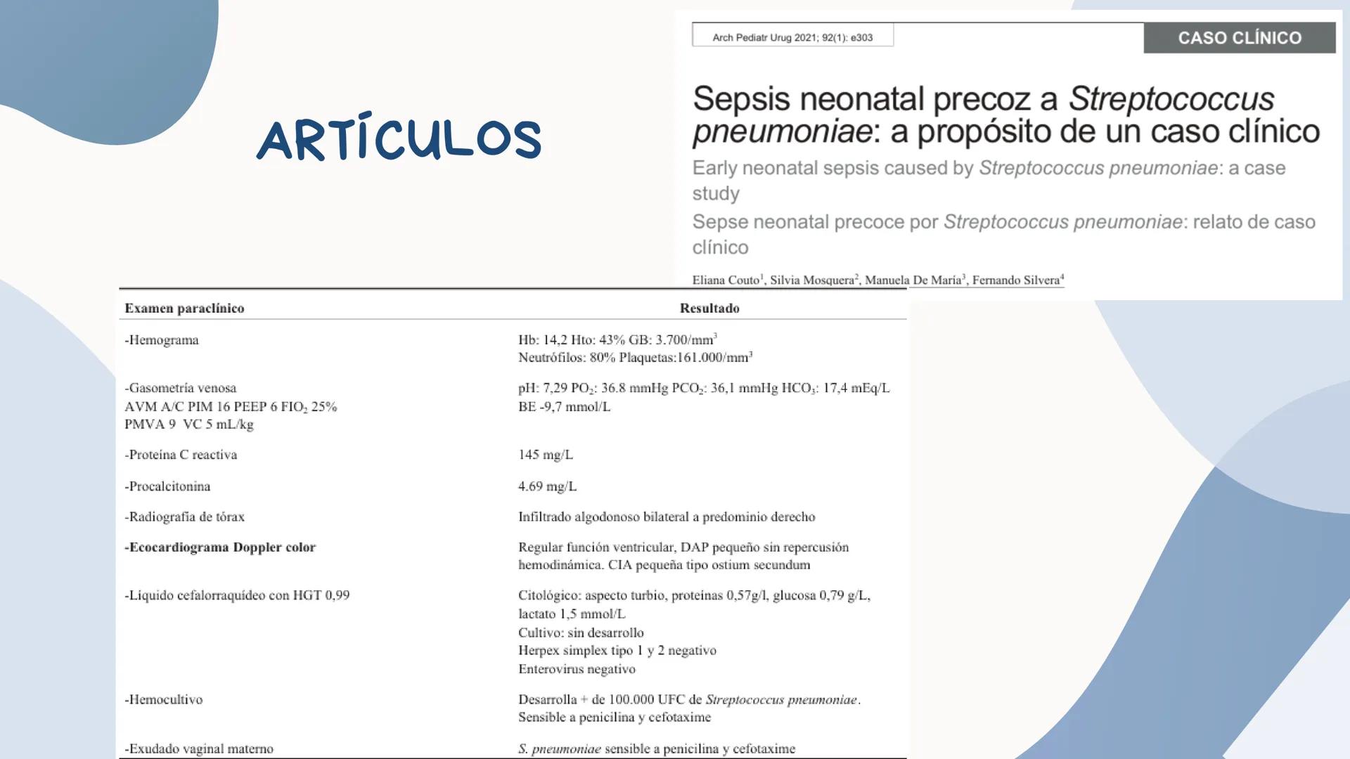 # SEPSIS

NEONATAL

REVISIÓN Y DISCUSIÓN DE ARTÍCULOS # RESUMEN

* El estudio realizado en la India por Shravya S. tuvo como objetivo identi