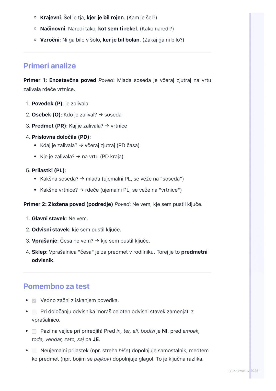 # Stavčni Členi in Skladenjska
Razmerja

Skladnja: Stavčni členi in skladenjska
razmerja

Skladnja ali sintaksa je del slovnice, ki se ukvar