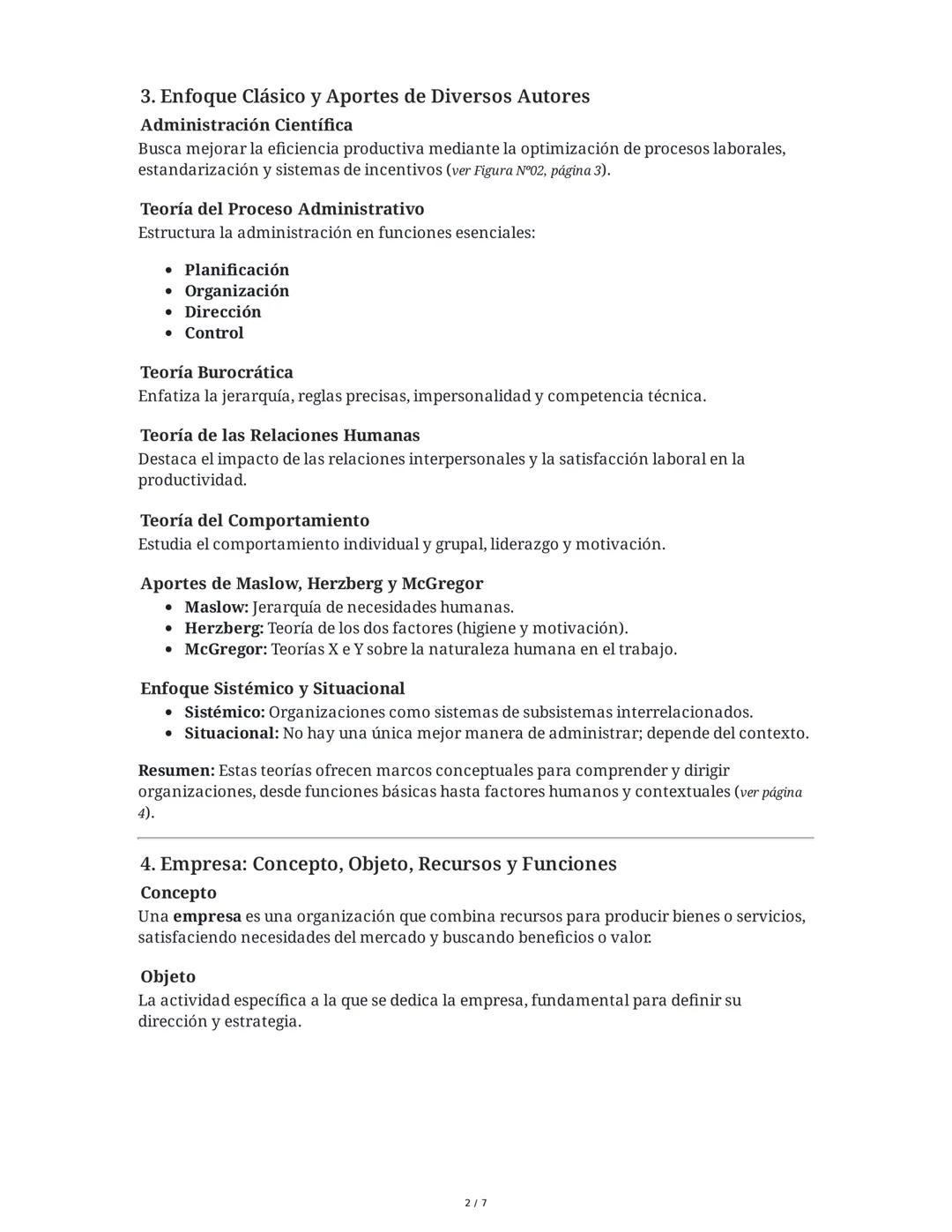 Administración y Organización de Empresas: Resumen Integral
1. Concepto e Importancia de la Administración General
La administración general