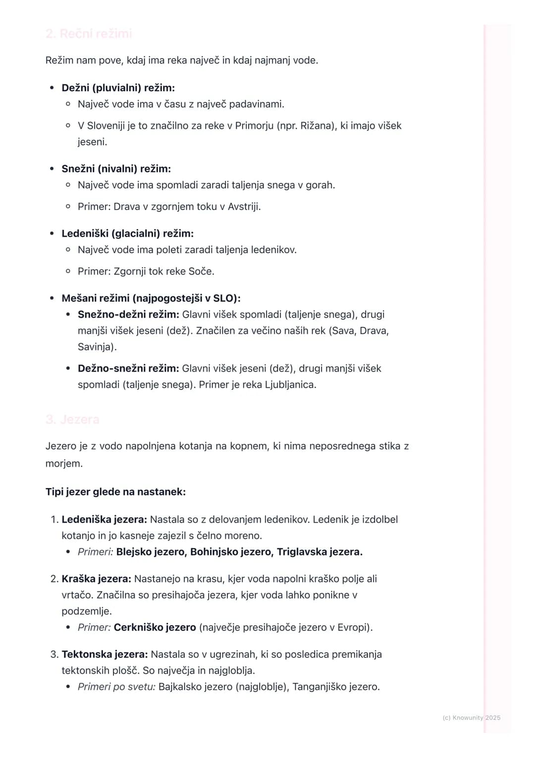 # Celinske vode

Uvod v celinske vode

Celinske vode so vse vode, ki se nahajajo na kopnem. Čeprav predstavljajo le
majhen del vse vode na Z