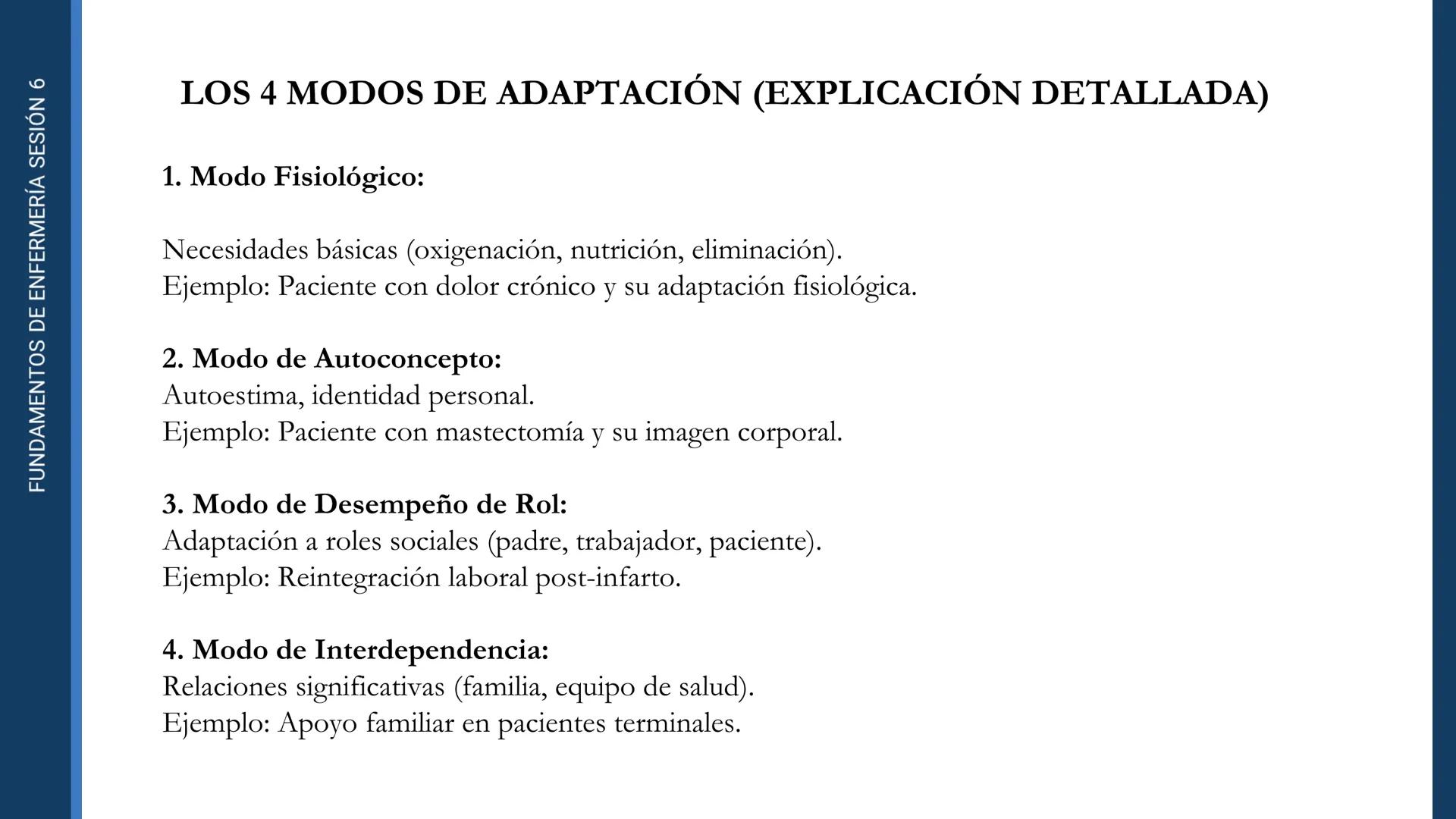 Pregrado
Programa de
Enfermería

FUNDAMENTOS DE
ENFERMERÍA

Sesión 6

Tema:
Teoría de las necesidades humanas de
Virginia Henderson.
Teoría 