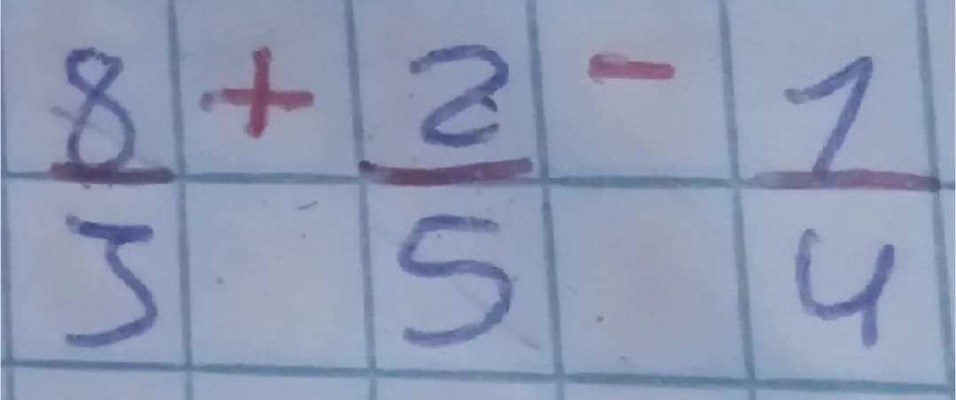 División y multiplicación de fracciones 