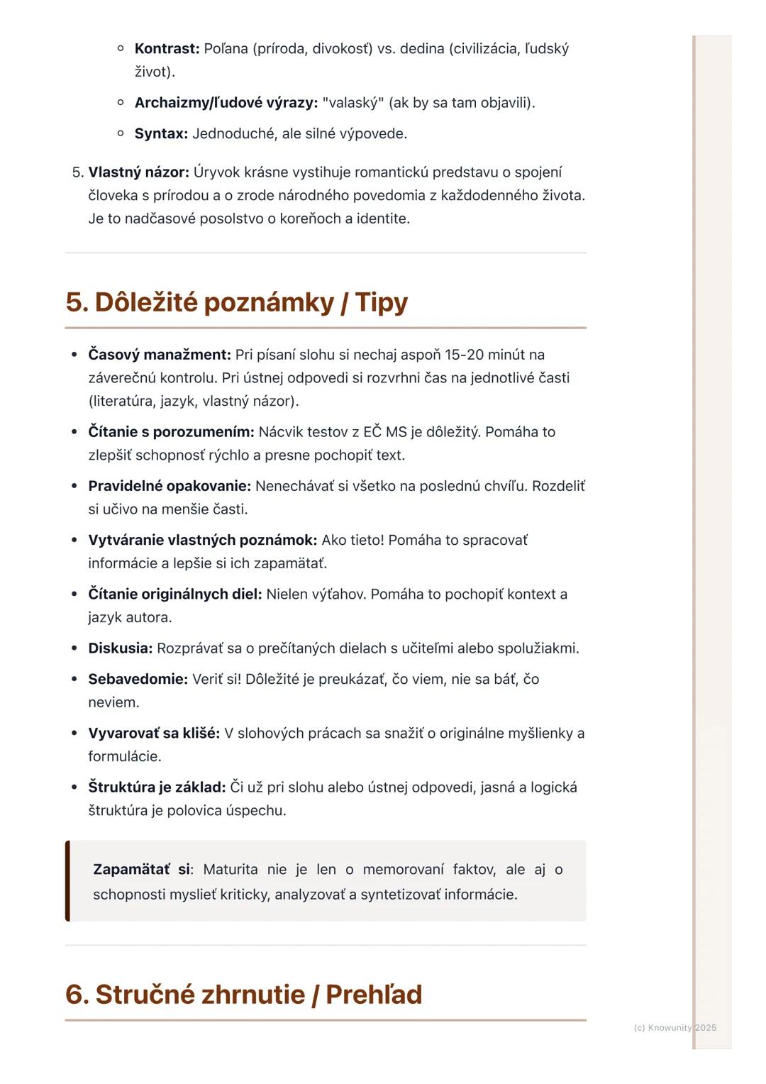 # Príprava na maturitnú skúšku

## 1. Úvod do prípravy na maturitnú skúšku

Príprava na maturitnú skúšku zo slovenského jazyka a literatúry 