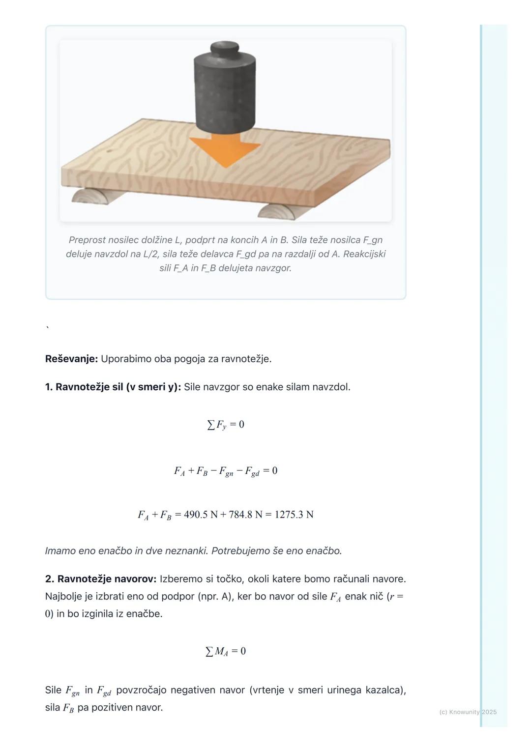 # Sile, navori in ravnotežje

Uvod v sile, navore in ravnotežje

To je osnova mehanike. Brez razumevanja ravnotežja ne moremo graditi
mostov