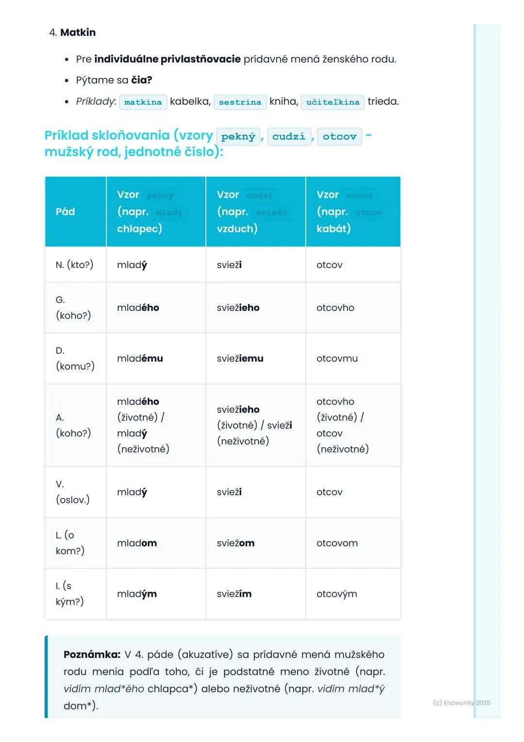 # Prídavné mená

## 1. Úvod do prídavných mien

Prídavné mená sú veľmi dôležité slová v slovenčine! Pomáhajú nám
opisovať podstatné mená - č