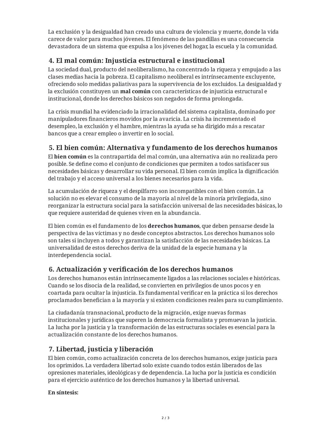 El bien común: Principio de la democracia, la ciudadanía y los
derechos humanos
1. Desigualdad, exclusión y democracia en Centroamérica
La d