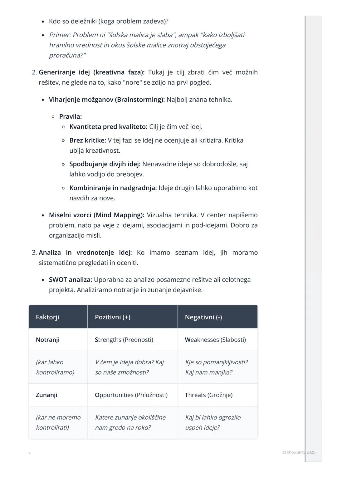 # Metode reševanja problemov
in kreativnost

Uvod v reševanje problemov

To je osnova za vsako projektno delo v tehniki. Brez dobre metode z