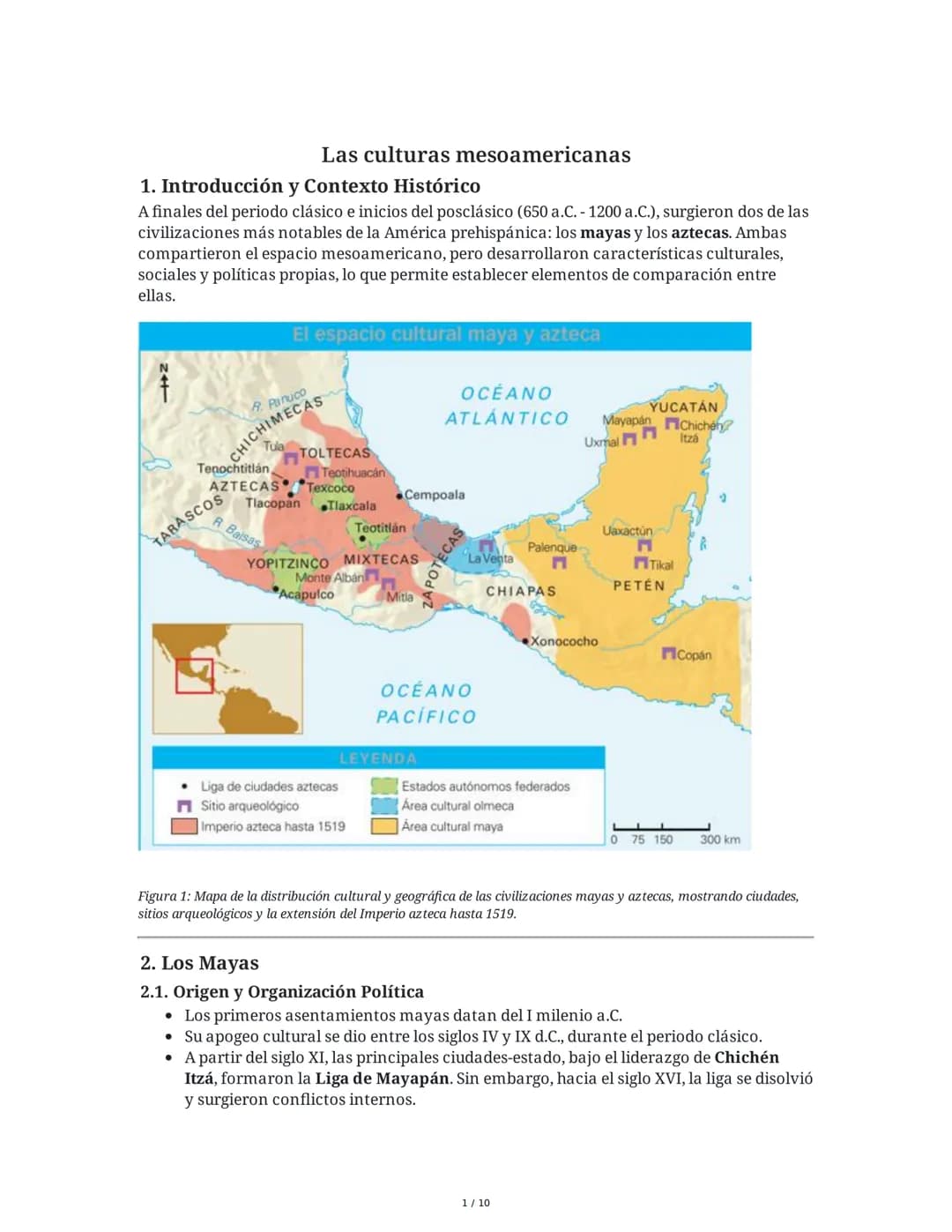 Las culturas mesoamericanas
1. Introducción y Contexto Histórico
A finales del periodo clásico e inicios del posclásico (650 a.C. - 1200 a.C