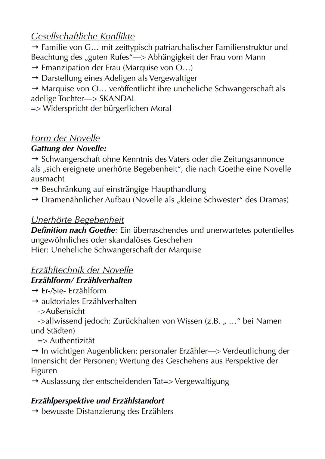 Heinrich von Kleist:
„Die Marquise von O..."

Autor: Heinrich von Kleist
Jahr: 1808
Textsorte: Novelle (Erzählung)
Protagonisten: Marquise v