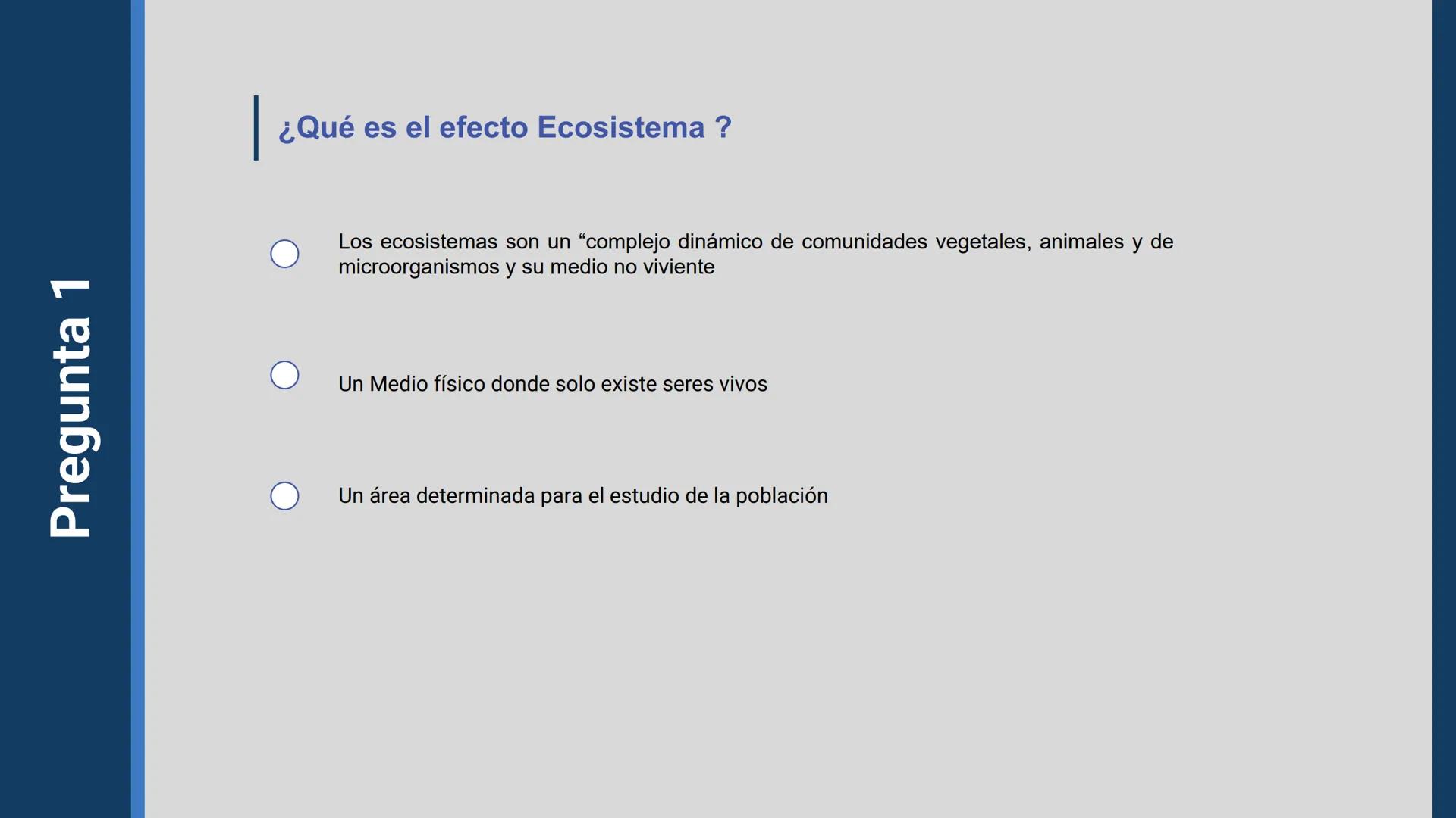 Pregrado
Facultad de
ciencias de la
salud

¡ÚNETE
contra la
COVID-19!

CAMBIO CLIMÁTICO
Y GESTIÓN DE
RIESGOS

Sesión 6

Tema:

Ecosistema y 