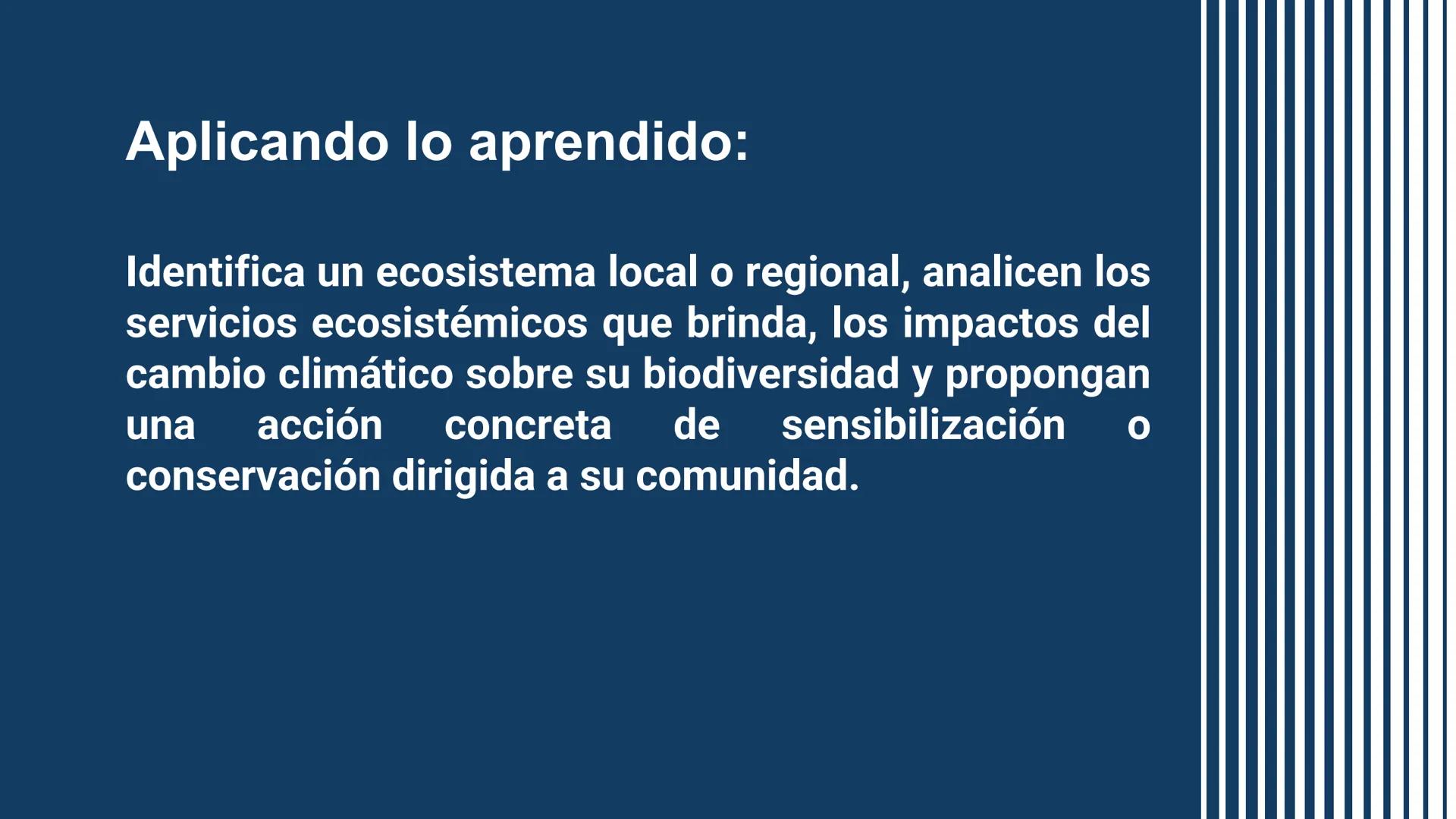 Pregrado
Facultad de
ciencias de la
salud

¡ÚNETE
contra la
COVID-19!

CAMBIO CLIMÁTICO
Y GESTIÓN DE
RIESGOS

Sesión 6

Tema:

Ecosistema y 