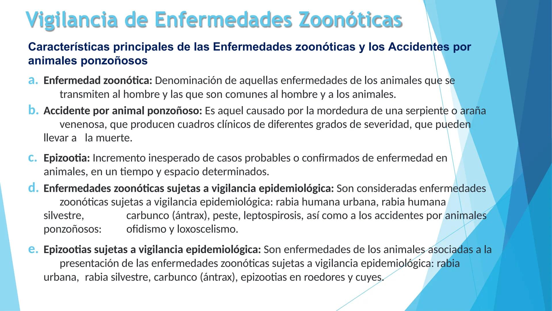 Pregrado
FACULTAD DE
CIENCIAS DE
LA SALUD
Epidemiologí
a
Sesión 12
Tema:
Vigilancia de
enfermedades
transmisibles:
metaxénicas y
zoonóticas.