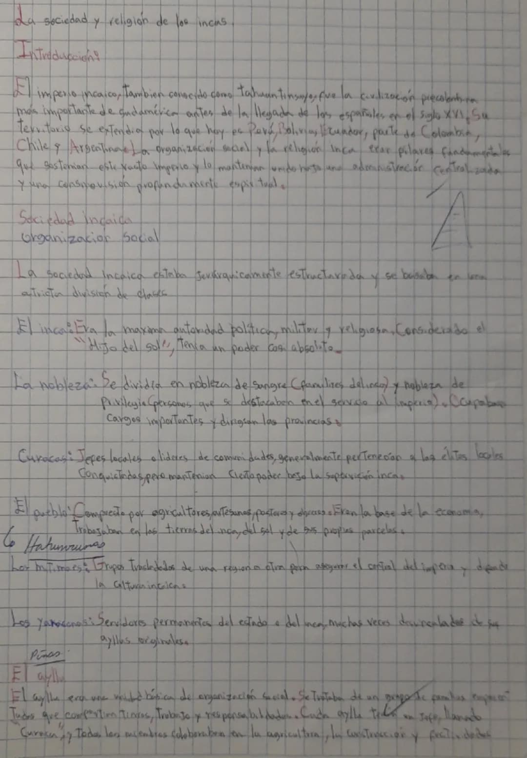 La sociedad y religion de los incas