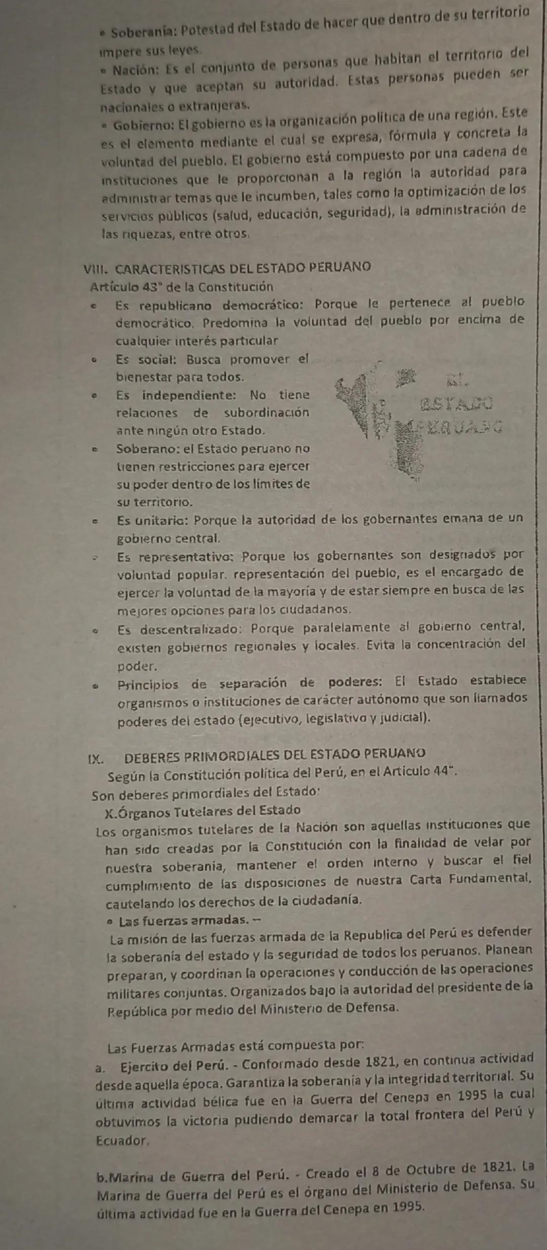 # TEMA: El Estado

EL ESTADO

Def.
El Estado es la nación jurídica y políticamente organizada sobre un
determinado territorio, el cual gener