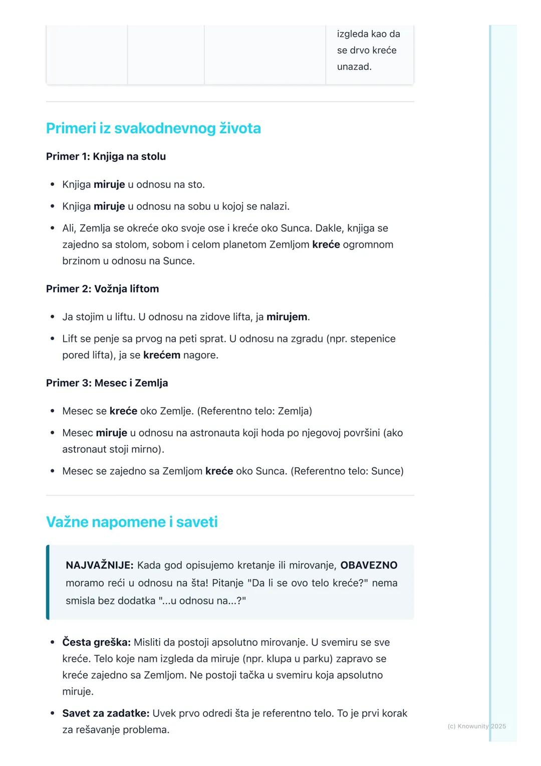 # Pojam kretanja i mirovanja

Uvod u kretanje i mirovanje

Sve oko nas se ili kreće ili stoji. Ali u fizici, da li se nešto kreće ili miruje