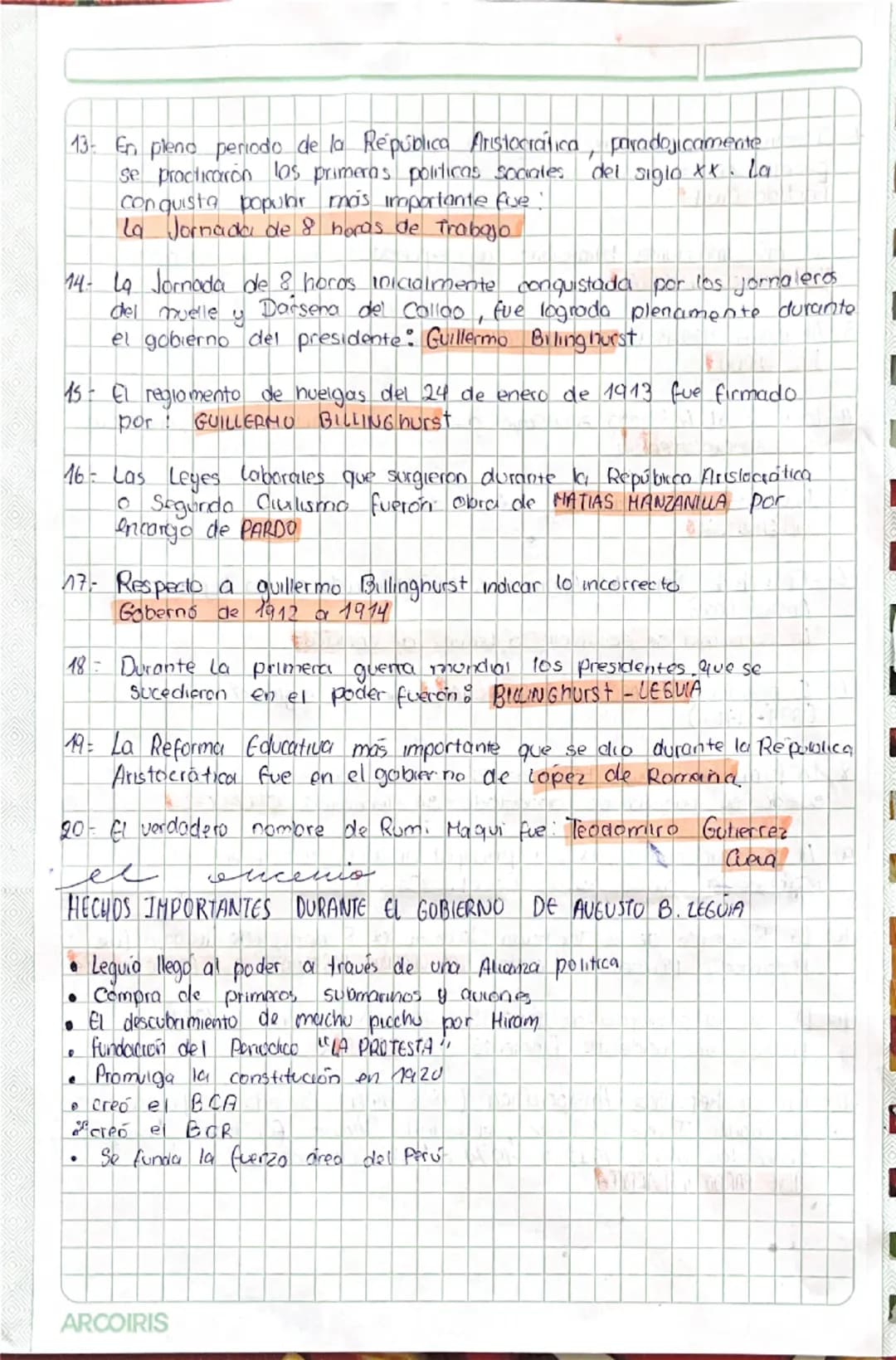 1: El instrumento político de la oligarquia a través del cual se facilito la
penetración del impereauismo fue el estado bajo la idleclogia d