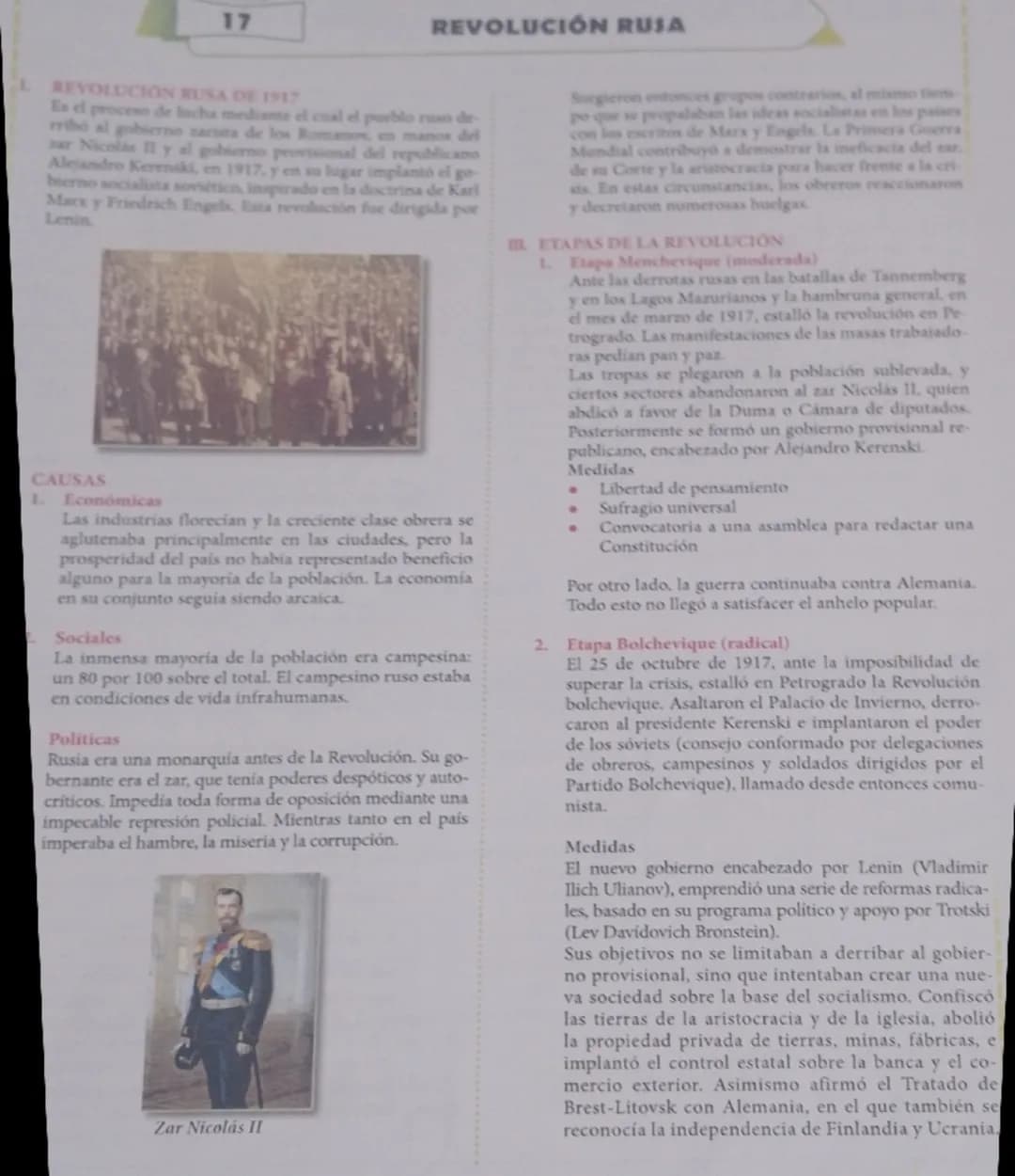 17
REVOLUCIÓN RUJA
REVOLUCION RUSA DE 1917
Es el proceso de acha mediante el cual el pueblo ruso de
rribo al gobierno nacta de los Romanos, 