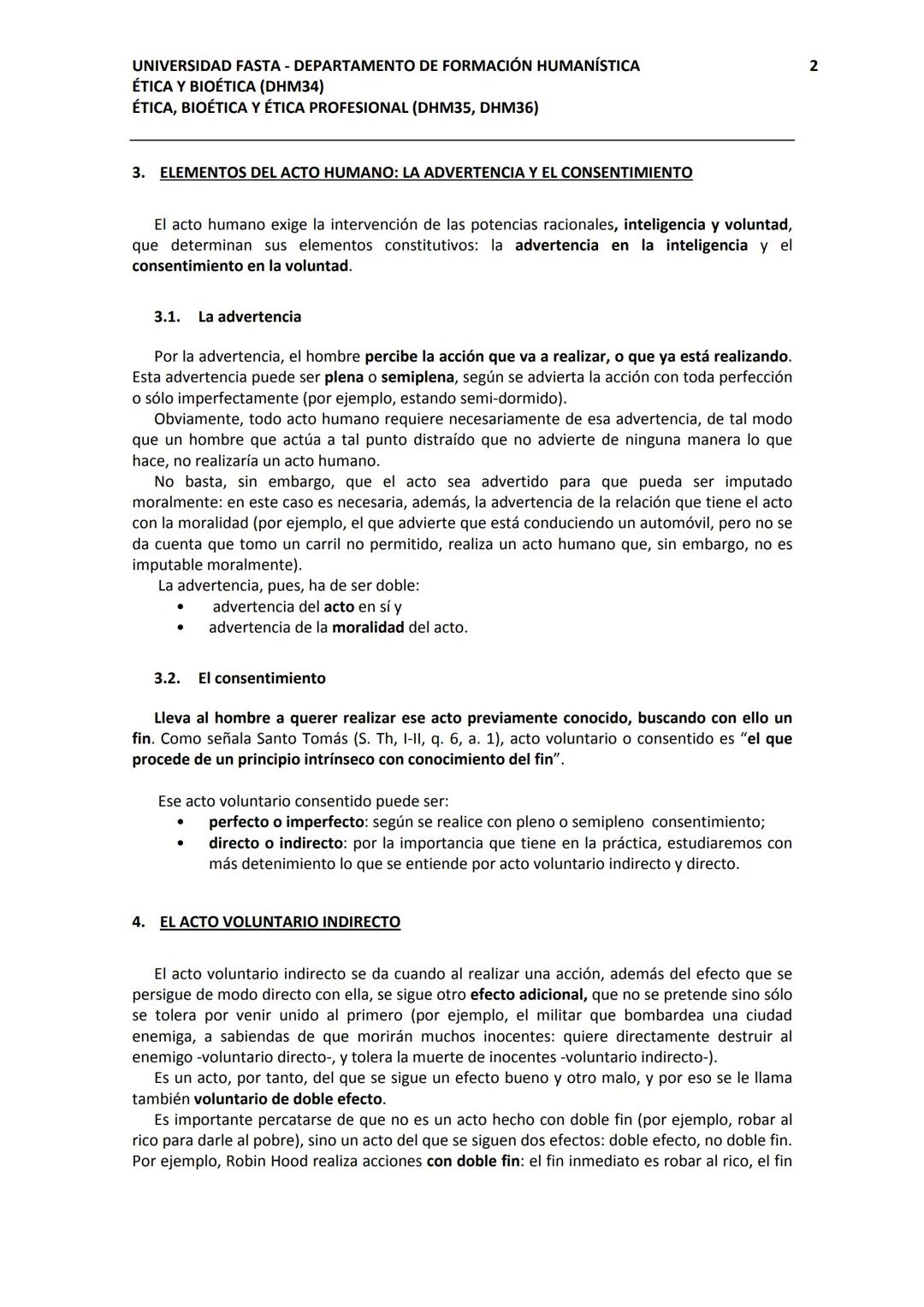 UNIVERSIDAD FASTA - DEPARTAMENTO DE FORMACIÓN HUMANÍSTICA
ÉTICA Y BIOÉTICA (DHM34)
ÉTICA, BIOÉTICA Y ÉTICA PROFESIONAL (DHM35, DHM36)

BLOQU