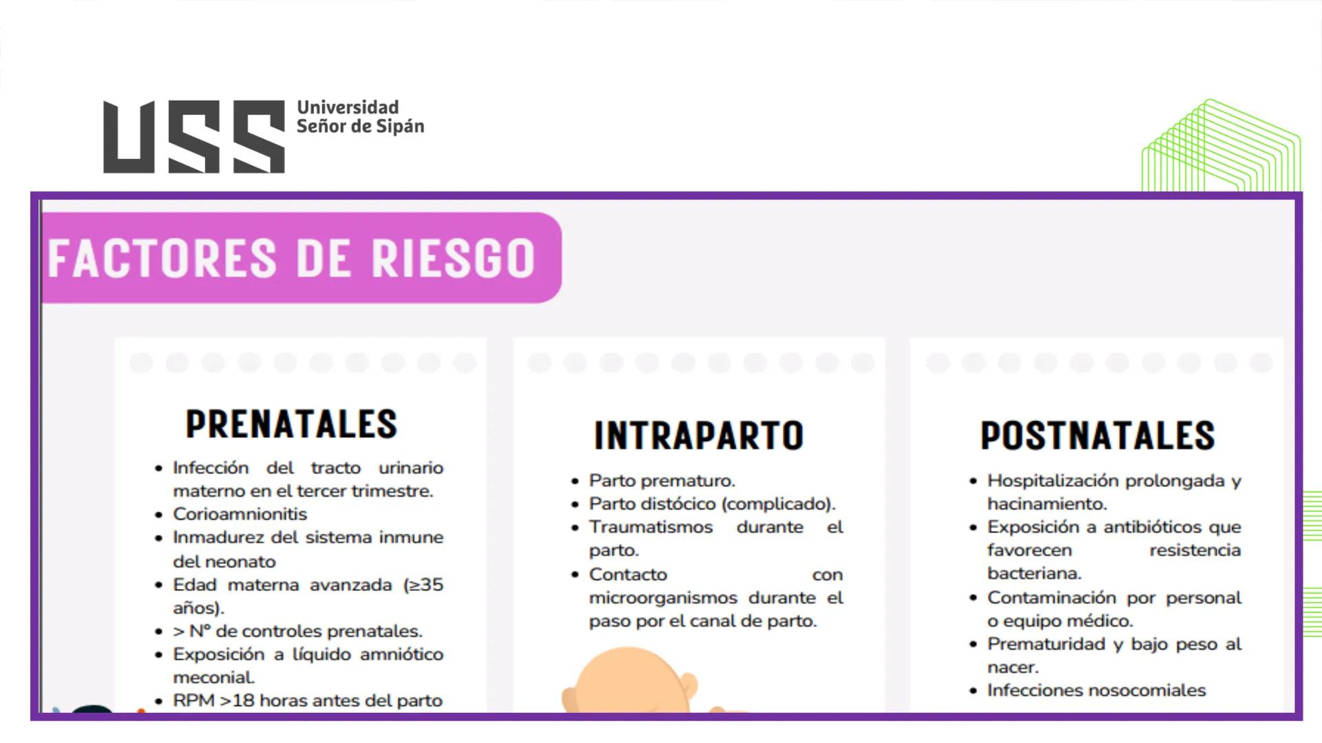 # USS

Universidad
Señor de Sipán

CURSO: CUIDADO HUMANIZADO AL NIÑO Y ADOLESCENTE II

# TEMA 06: CUIDADOS DE ENFERMERIA AL
# NEONATO CON SE
