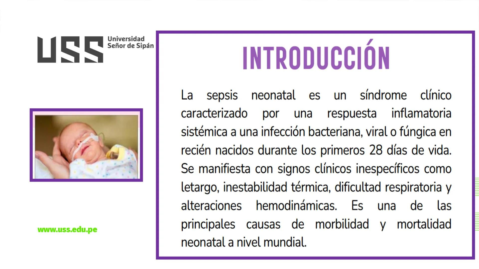 # USS

Universidad
Señor de Sipán

CURSO: CUIDADO HUMANIZADO AL NIÑO Y ADOLESCENTE II

# TEMA 06: CUIDADOS DE ENFERMERIA AL
# NEONATO CON SE