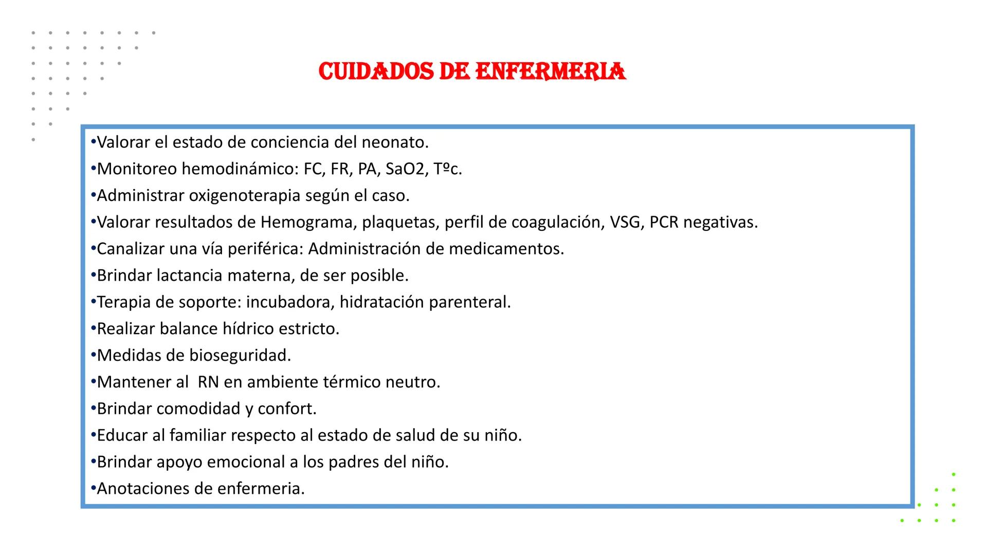 # USS

Universidad
Señor de Sipán

CURSO: CUIDADO HUMANIZADO AL NIÑO Y ADOLESCENTE II

# TEMA 06: CUIDADOS DE ENFERMERIA AL
# NEONATO CON SE